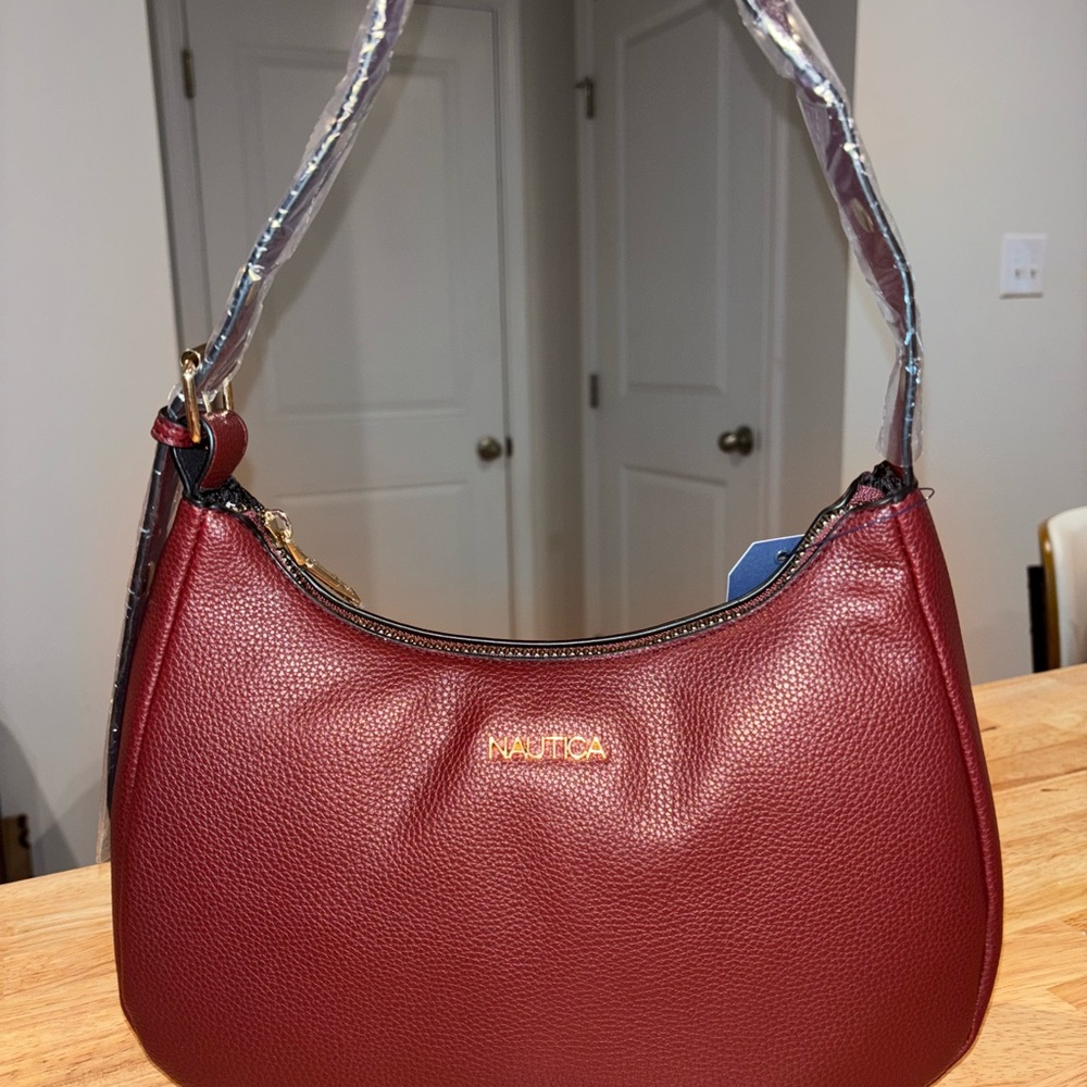 Nautica Women's Burgundy Shoulder Bag